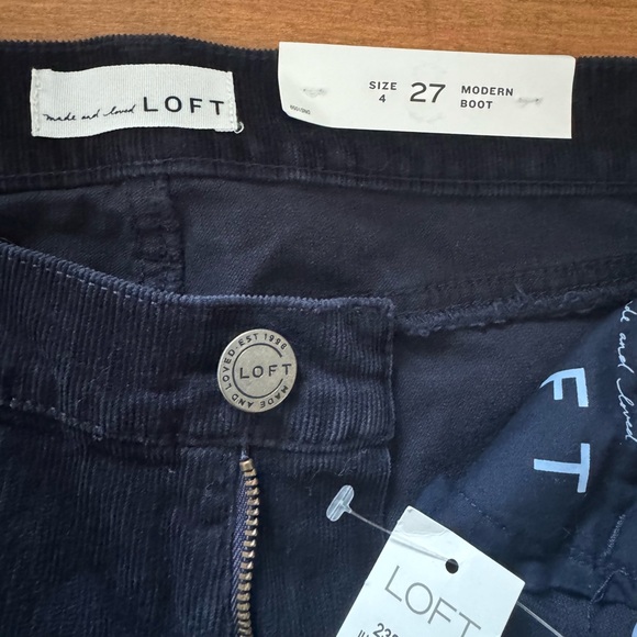LOFT Modern Boot Corduroy Jeans size 4 / 27 - Picture 5 of 7